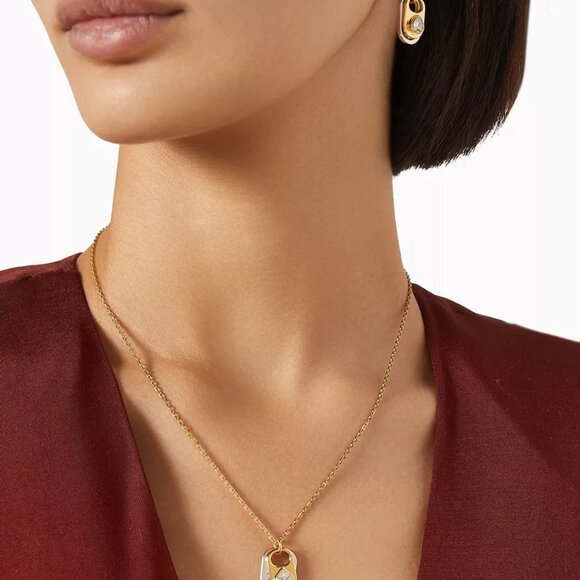 Kate Spade Two-Tone Snack Time Charm Huggies/NWT - Picture 6 of 12